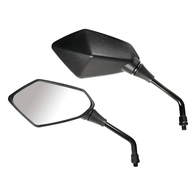 Espejos Retrovisores Negros Lampa 90346 para Moto - Ajustables y Compatibles con