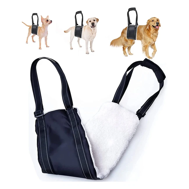 Dog Mobility Sling - Lift Support for Hind Legs, Elderly Canine, and Rehab - Brand Reference Number