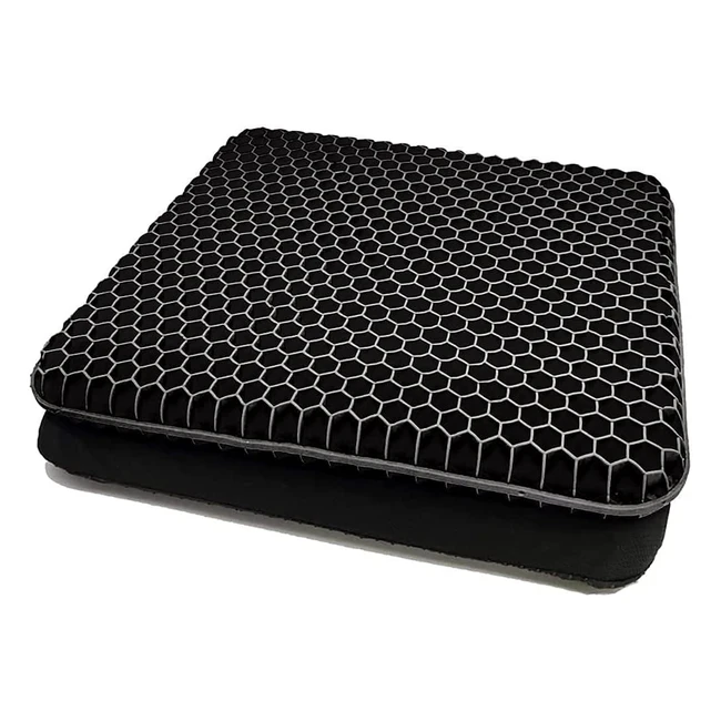 Coussin de chaise en gel respirant anti-escarres pour voiture, bureau, maison et fauteuil roulant - HSSGGV