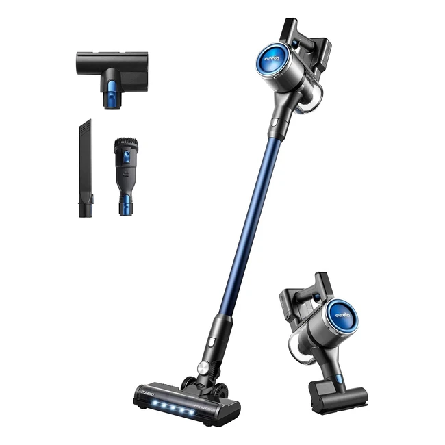 Aspirapolvere Eureka AK10 senza fili con motore BLDC da 450W e batterie rimovibili - 60 minuti di autonomia