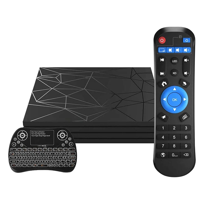 Android TV Box T95 Max - 4GB RAM/32GB ROM - Soporte 6K - Mini Teclado Inalámbrico
