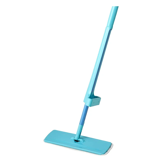 Mocio piatto in microfibra Spontex Easy Max con testa girevole a 360° e sistema di centrifuga integrato