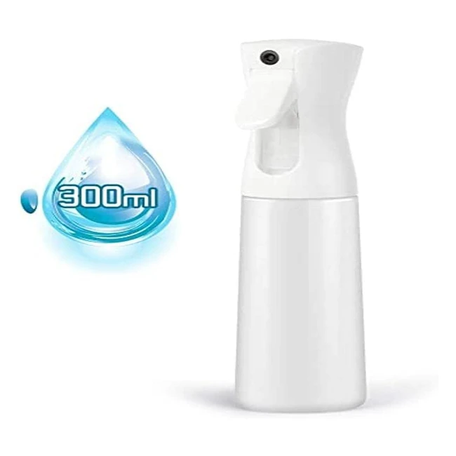 Vaporisateur Brume Fine Hanmir 300ml - Idéal pour Coiffure, Soins de la Peau, Plantes - Blanc