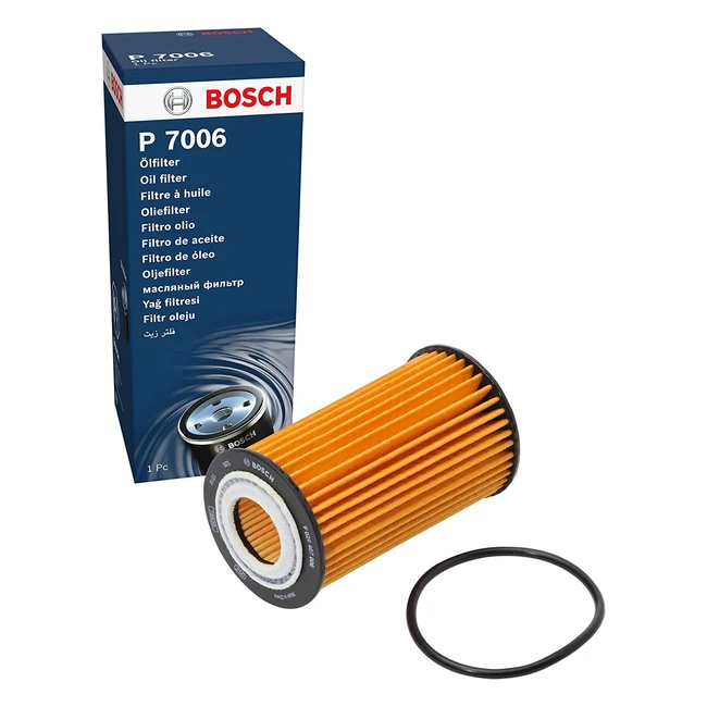 Bosch P7006 Oil Filter - Reliable Engine Lubrication in All Temperatures