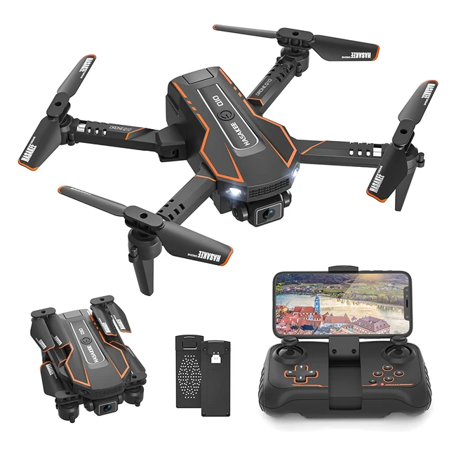Drone para niños con cámara HD 720p, WiFi FPV, RC Quadcopter para principiantes, modo sin cabeza, 3 modos de velocidad, 3D flip, modo órbita - Regalos y juguetes para niños