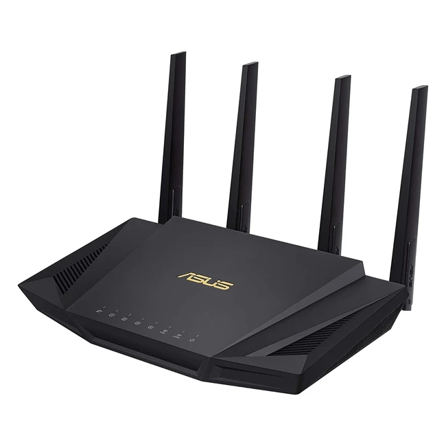 ASUS RT-AX58U V2 WiFi 6 AX3000 Router | OFDMA | MU-MIMO | Mesh | Trend Micro Aiprotection Pro