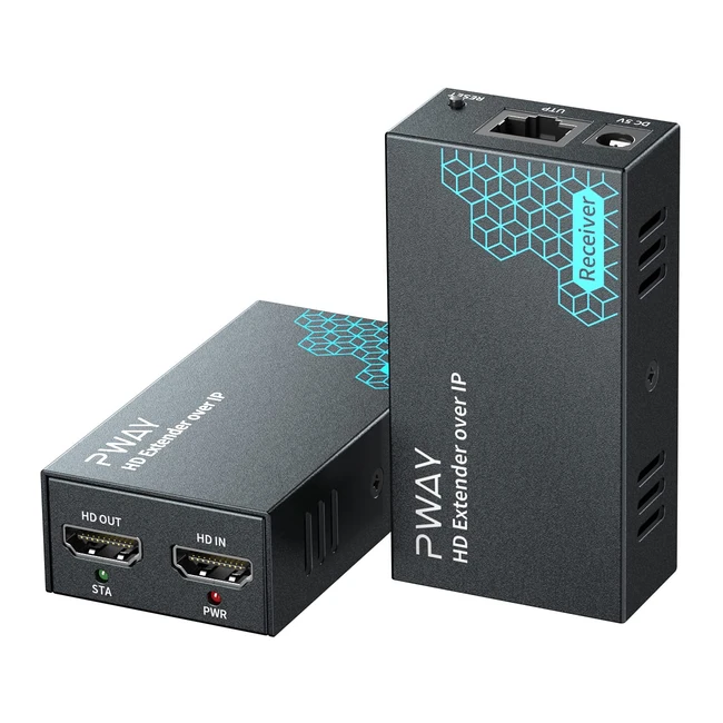 Extender HDMI sur IP 150m avec loopout local et transmission multiple via le commutateur réseau