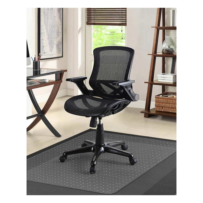 Kalahol PVC Office Chair Mat for Carpet Floor - Non-Slip 75x120cm - Transparent 