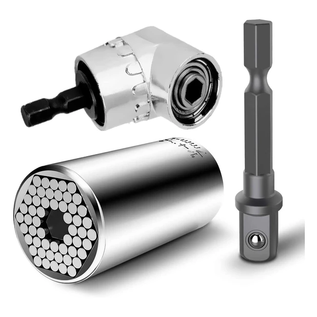 Chiave universale esagonale piccola multifunzione 719mm con adattatore angolare per avvitatore - Strumenti di riparazione