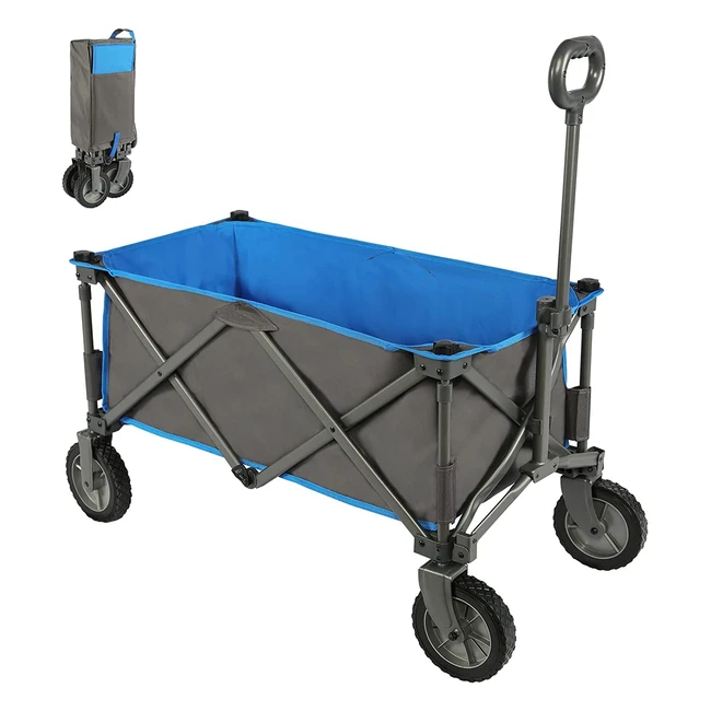 Portal Festival Camping Trolley Cart with Wheels - Foldable and Durable - 100kg Load Capacity