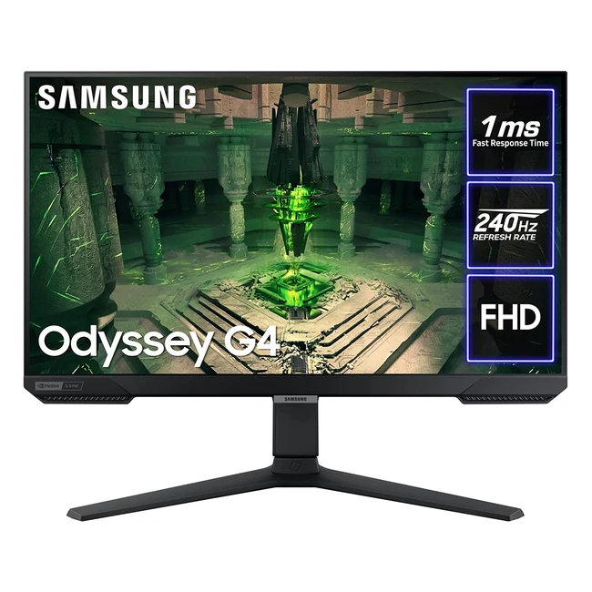 Samsung Odyssey G4 LS27BG400EUXXU 27-inch 240Hz Gaming Monitor with 1ms Response