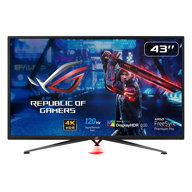 ASUS ROG Strix XG438QR 43 Inch 4K Gaming Monitor with FreeSync 2 HDR and DCI-P3 