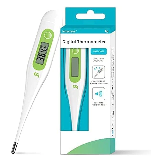 Femometer Digital Thermometer for Accurate Body Temperature Reading - Suitable f