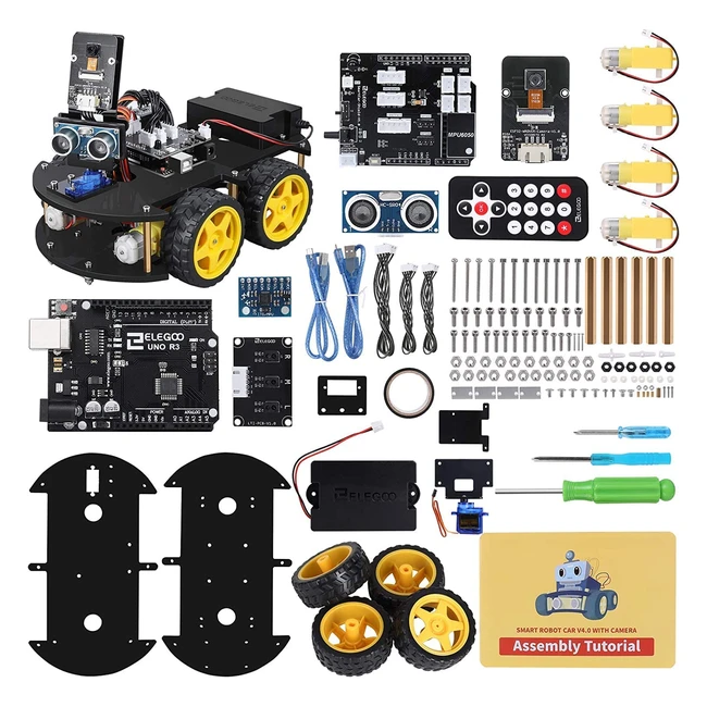 Kit de coche robótico Elegoo STEM para niños - Versión 4.0