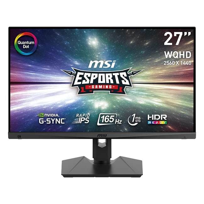 MSI Optix MAG274QRFQD - Ecran Gaming 27'' WQHD 165Hz 1ms GTG Quantum Dot