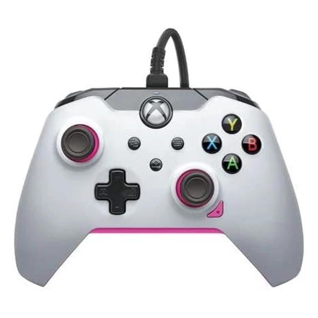PDP Wired Controller Fuse White for Xbox Series XS - Officially Licensed Remap 