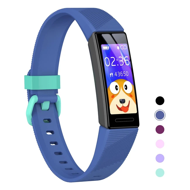 Reloj inteligente para niños, multifuncional y resistente al agua IP68 con monitor de actividad, podómetro, contador de calorías y monitor de sueño