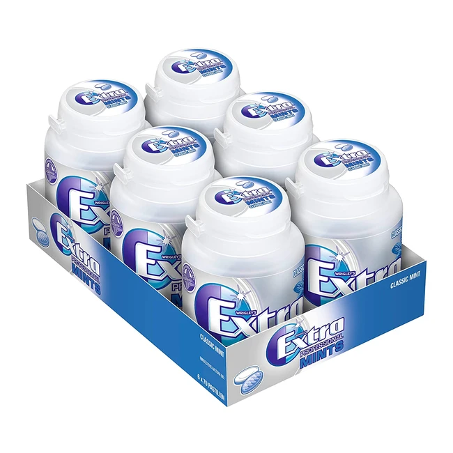 Extra Professional Classic Mint Lutschpastillen, zuckerfrei, 6x70 Dragees