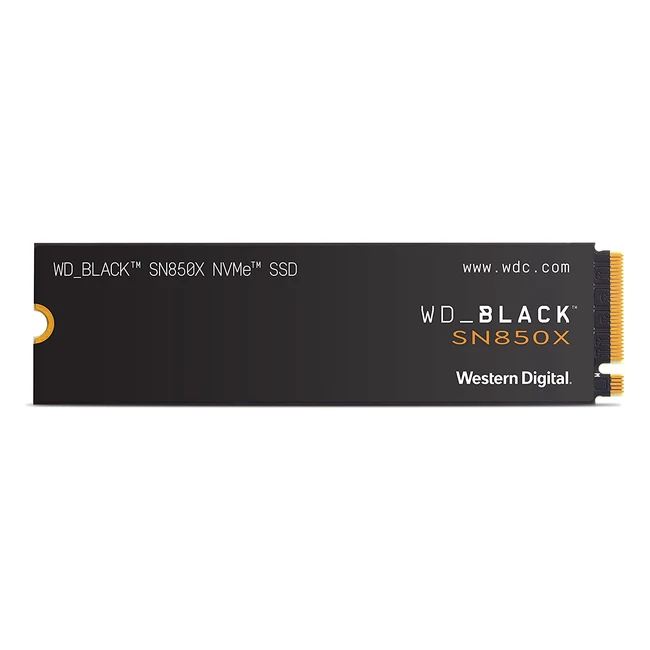 WD_BLACK SN850X NVMe SSD 1TB - PCIe Gen4 Technology - Read 7300MB/s Write 6300MB/s - Gaming Memory