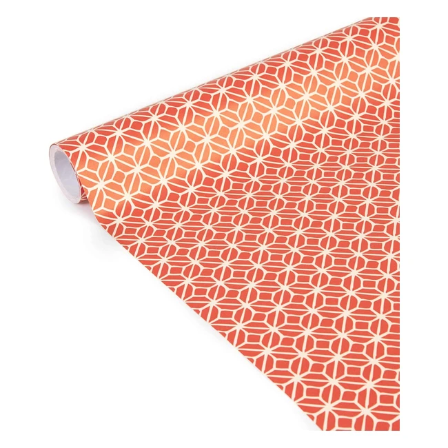 Papel de regalo Clairefontaine 223863C - Diseño cuadrado - 5m x 35cm - 80g