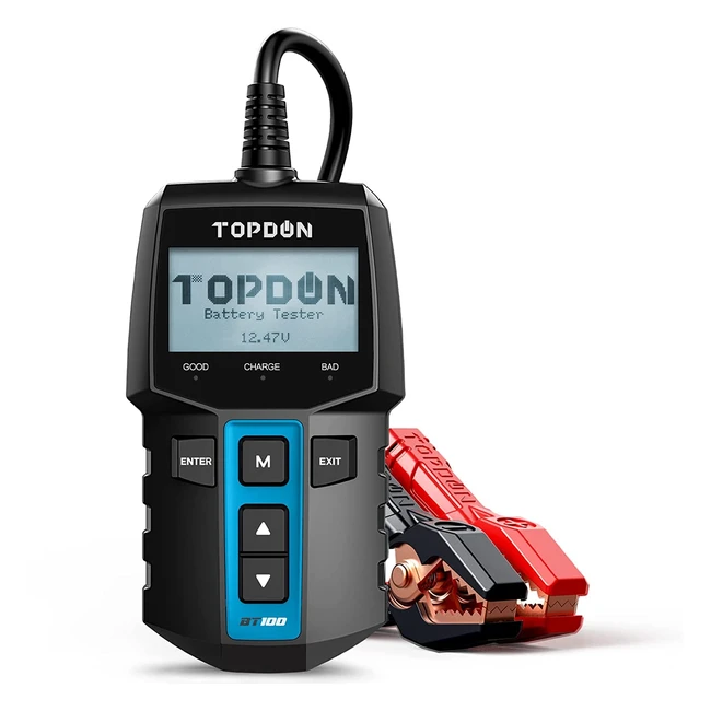 Tester Batterie Topdon BT100 12V - Analisi Precisa e Rapida - Auto Camion Moto