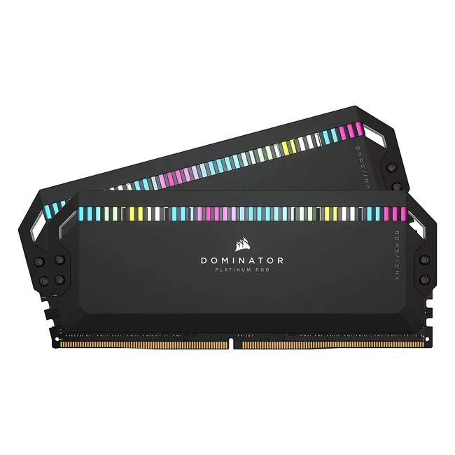 Corsair Dominator Platinum RGB DDR5 32Go (2x16Go) 6400MHz C32 - Performances de pointe pour votre bureau