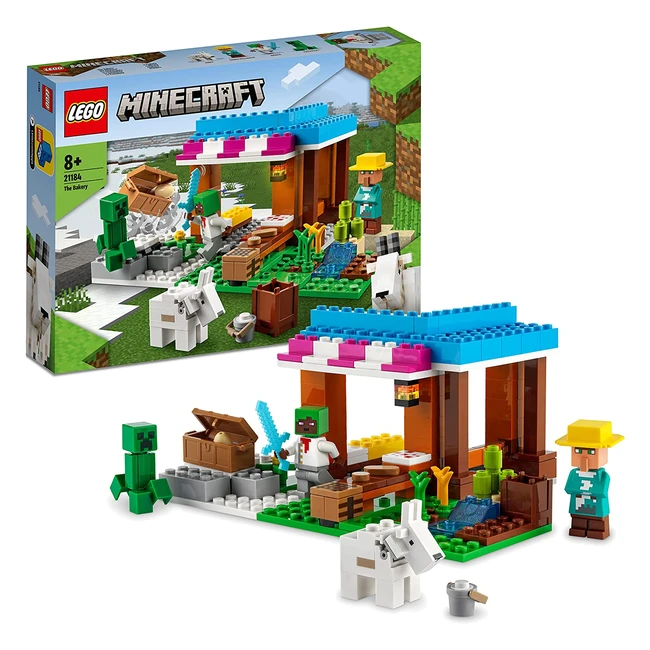 Lego Minecraft 21184 - La Panetteria del Villaggio di Neve con Spada Rampicante 