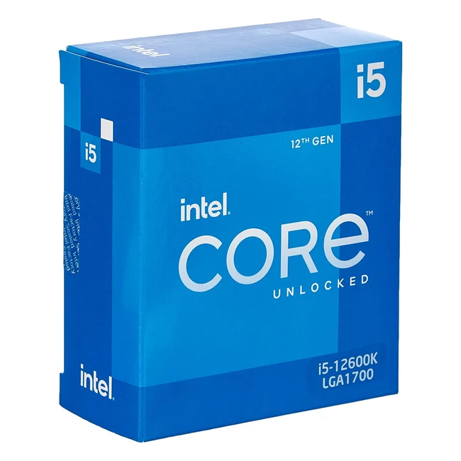 Processeur Intel Core i5-12600K Alder Lakes 37GHz - Performances exceptionnelle