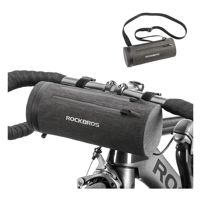 Bolsa de manillar RockBros MTB 2L resistente al agua