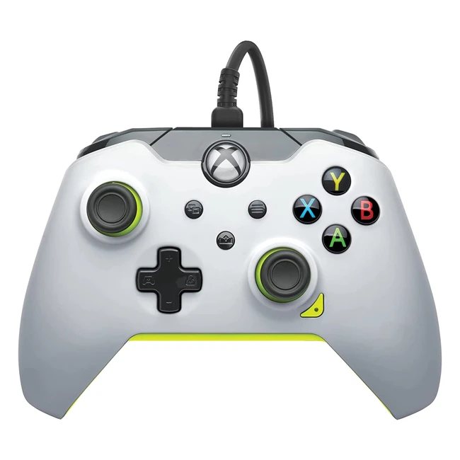 Manette filaire Xbox Series XS Electric Blanc PDP - Licence officielle Xbox - R