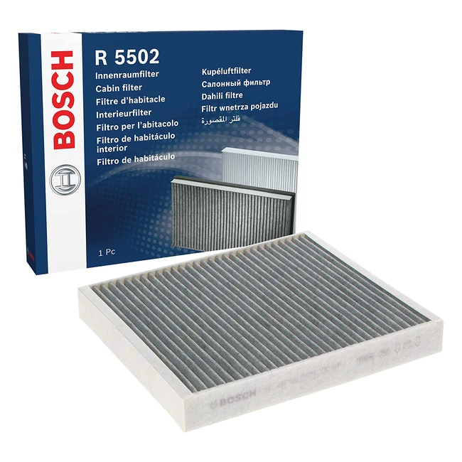 Bosch R5502 Cabin Filter - Activated Carbon for Clean Air