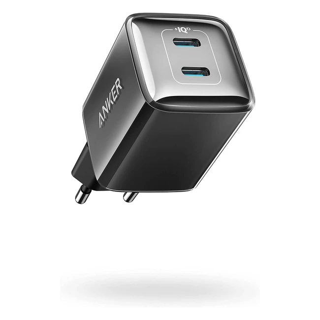 Chargeur USB-C Anker 40W 521 Nano Pro pour iPhone 13 et iPad - Double port PIQ 3