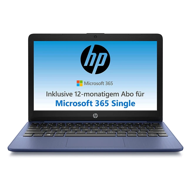 HP Stream Laptop 116 Zoll HD Display Intel Celeron N4120 4GB DDR4 RAM 64GB eMMC 