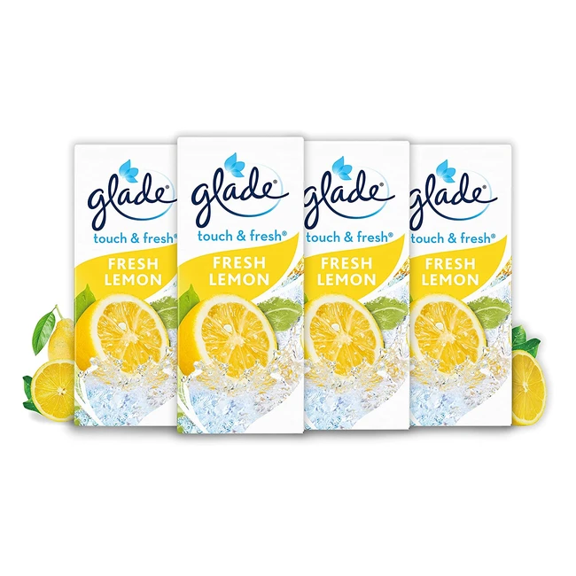 Glade Touch Fresh Brise One Touch Refill Mini Spray Fresh Lemon Lime 4er Pack