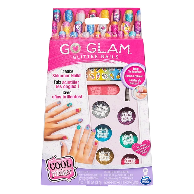 Kit manucure Go Glam Glitter Nails - Cool Maker - 6059916