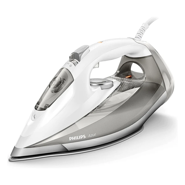 Fer à repasser vapeur Philips Azur GC490110 - 2800 W, 280 g de coup de vapeur, nettoyage en 15 sec, arrêt automatique