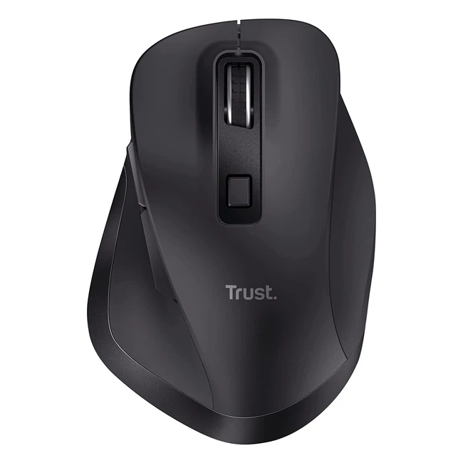 Trust FYDA Rechargeable Wireless Mouse - 8002400 DPI 6 Buttons Ergonomic Desig