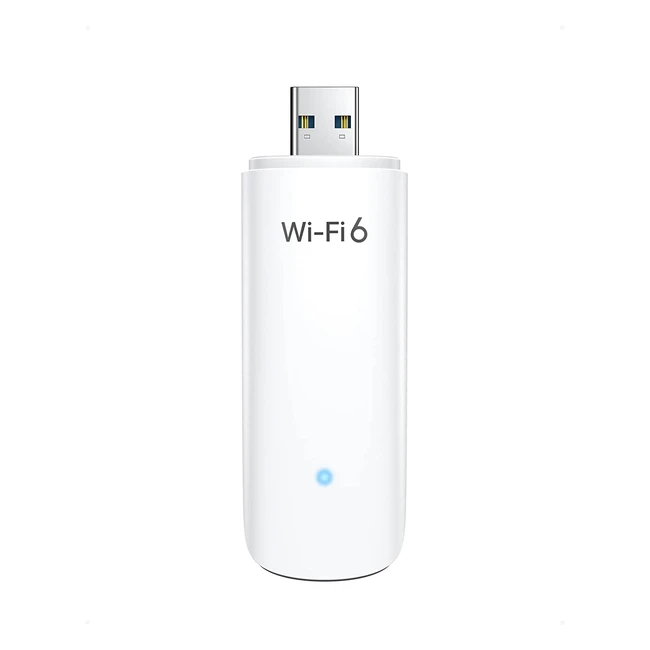 Cle Wifi 6 USB AX1800 Mbps Double Bande Brostrend - Compatible Windows 10/11 - Streaming 4K/8K, Jeux VR, Videoconferences