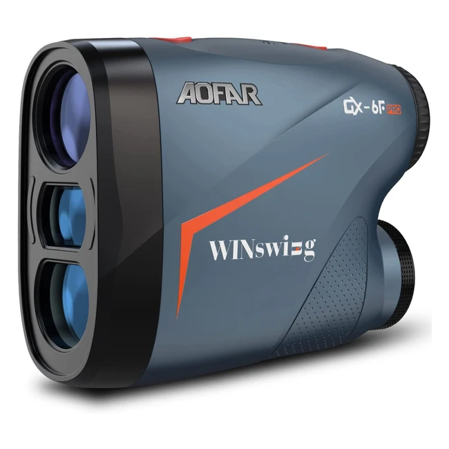 Telémetro de golf AOFAR GX6F ProGX6F con inclinación y bloqueo de bandera - 600/500 yardas