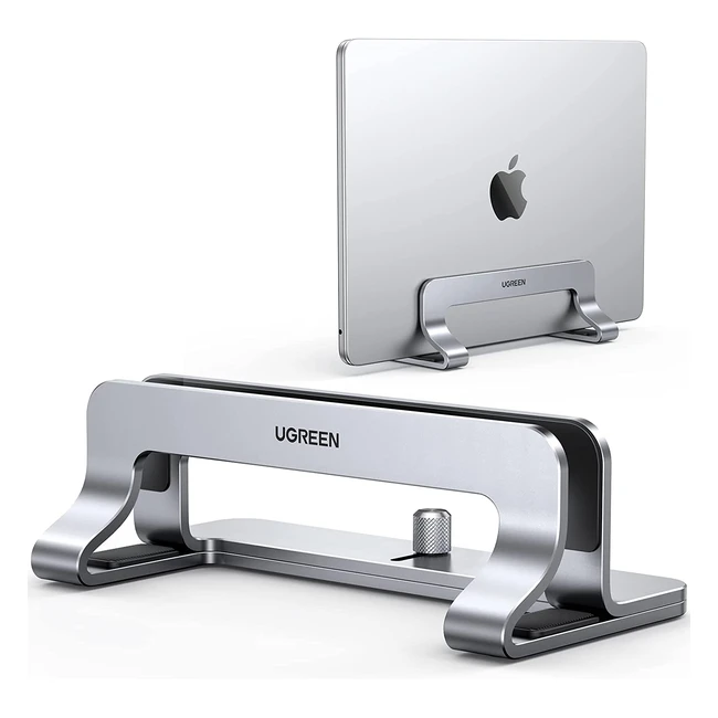 UGREEN Vertical Laptop Stand - Platzsparender Aluminium Stnder fr MacBook Pr