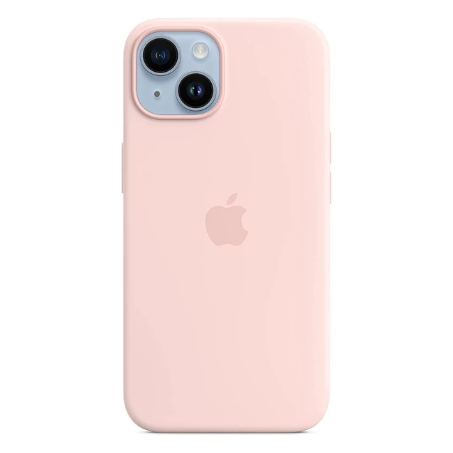 Apple iPhone 14 Silikoncase mit MagSafe - Kalkrosa Schutz  schnelles Laden