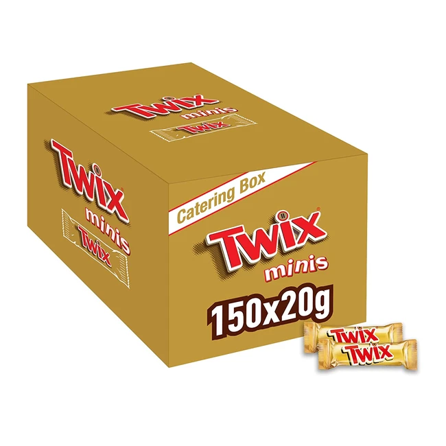 Twix Minis - Schokoriegel mit Karamell auf knusprigem Keks 150x20g 3kg