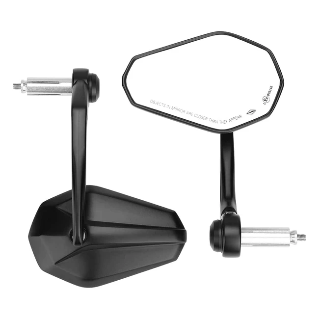 Specchietti Moto Manubrio Universali Omologati CNC Alluminio - MT 07 MT 09