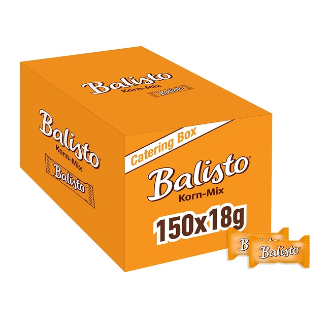 Balisto Mini Schokoriegel - Schokolade mit Kornmix und Orange - 150 x 185g - 27kg