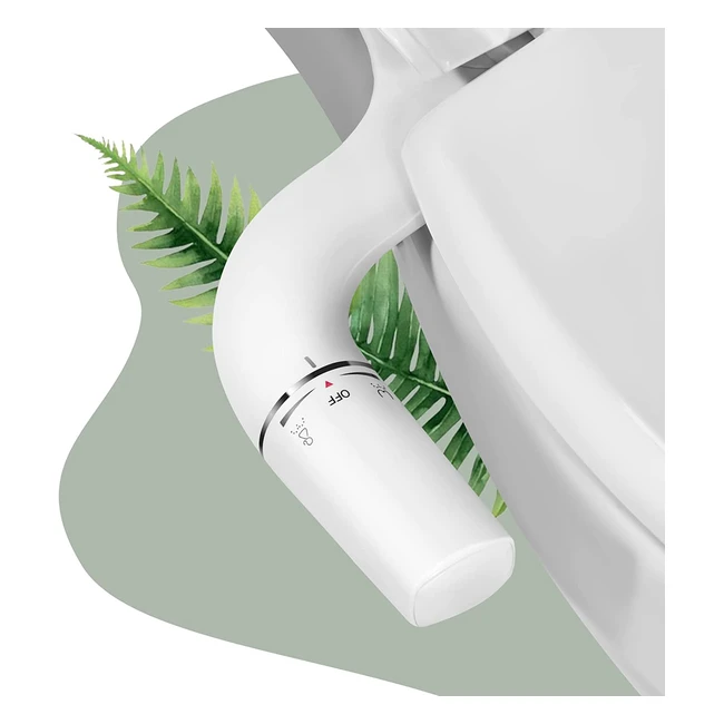Bidet Samodra Ultra Fin avec Double Buse et Pression d'Eau Réglable - Installation Facile