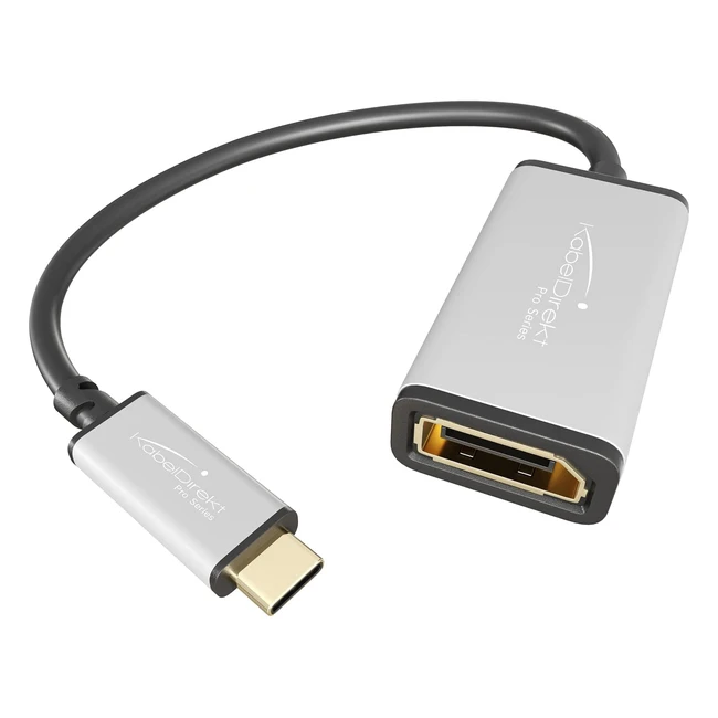 KabelDirekt USB-C auf DisplayPort DP Adapter 4K60Hz 015m - MacBook Pro 2016201