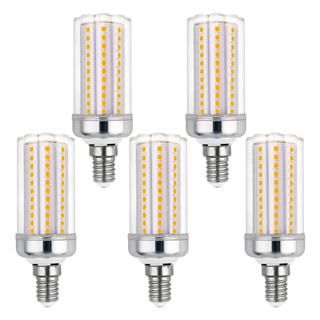 Lampadina LED E14 16W Bianco Caldo 3000K - Set di 5