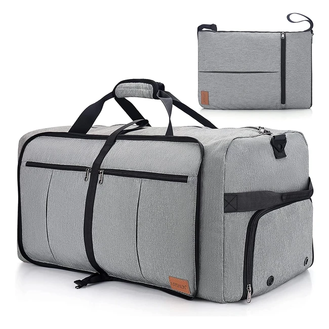 Urtala Faltbare Reisetasche fr Herren  Damen - 120L Groer Weekender mit Sch