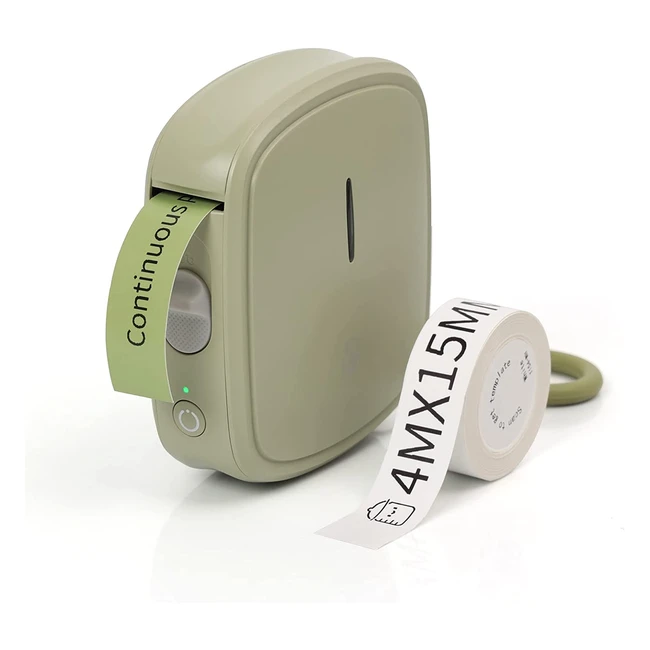 Portable Bluetooth Label Maker with Built-in Cutter & Multiple Templates for Home & Office Organization - PRTQutie