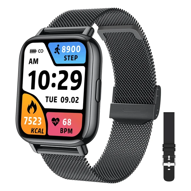 Smartwatch Fitness Impermeabile IP68 con Cardiofrequenzimetro e Activity Tracker